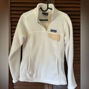 Patagonia Re-Tool Snap T Fleece Pullover Raw Linen Color Size XS